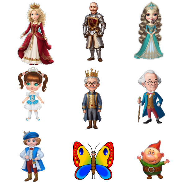 Main characters of the fairy tales of the "Kingdom of Tune"