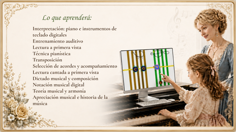 Libro de texto digital interactivo para el estudio de la música y el piano