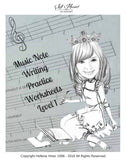 Music Notes Writing Practice Worksheets 1