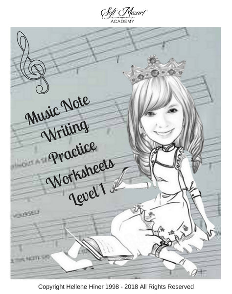 Music Notes Writing Practice Worksheets 1
