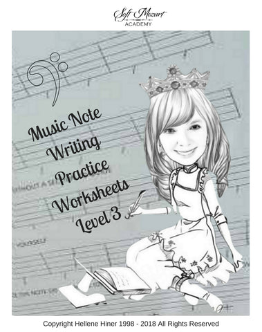 Music Notes Writing Practice Worksheets 3