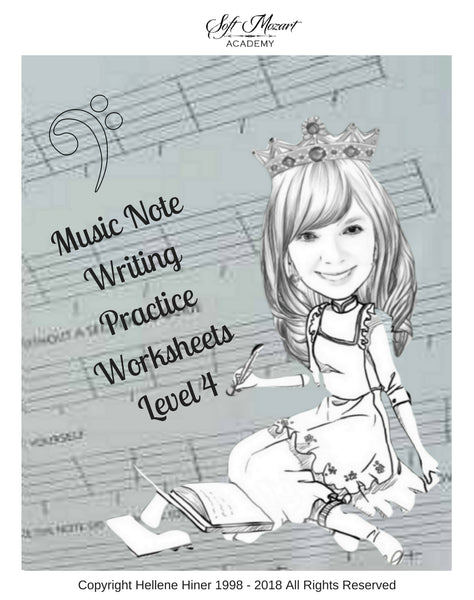 Music Notes Writing Practice Worksheets 4